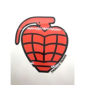 Thunder Trucks Die-Cut Grenade Skateboard Sticker LARGE 7"x7.5" Red